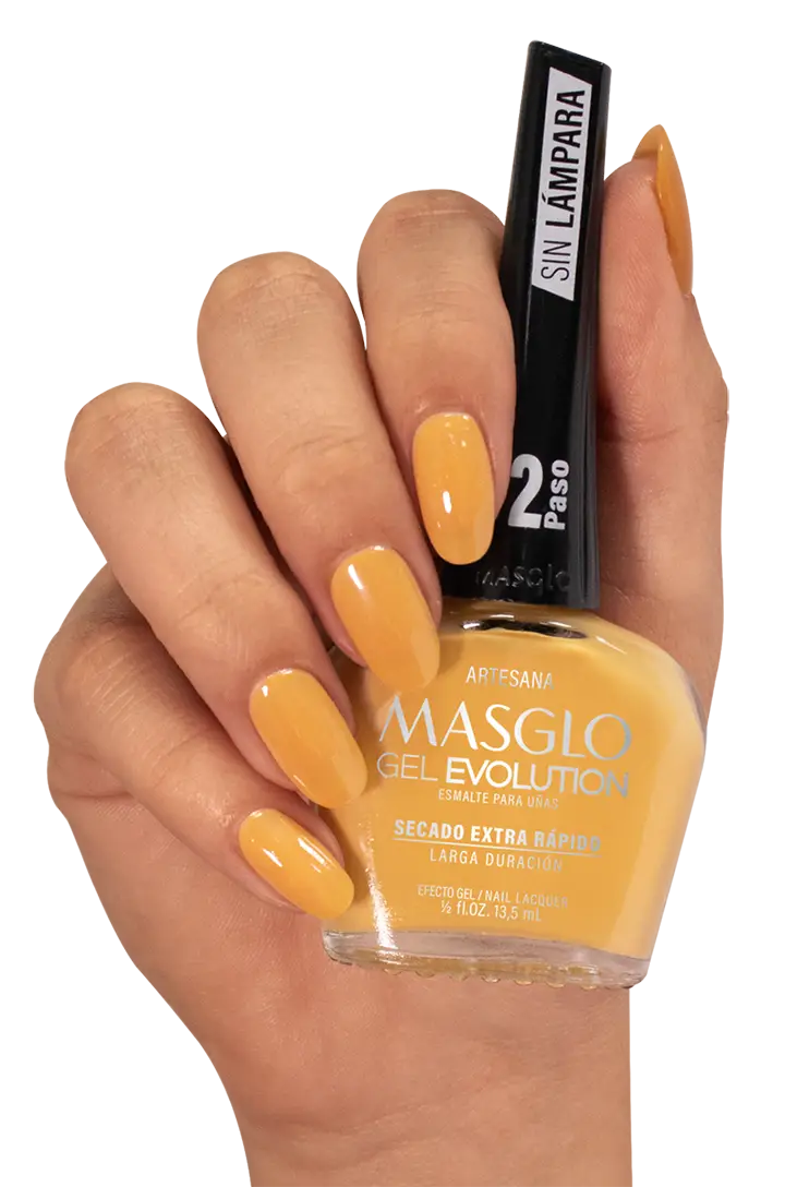 ARTESANA - ESMALTE GEL EVOLUTION EFECTO GEL  MASGLO 13,5 ML - GAMA AMARILLO