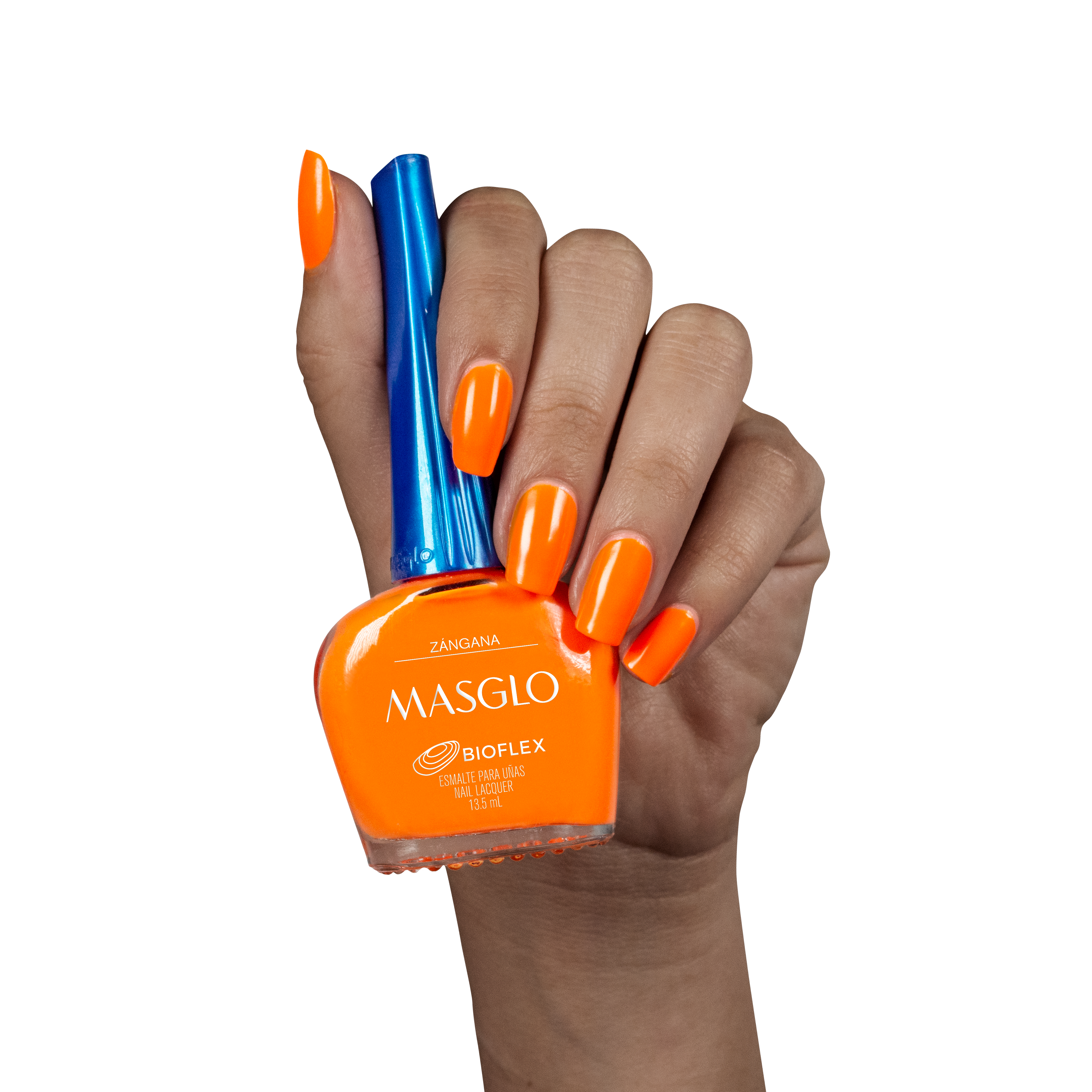 ZANGANA - ESMALTE TRADICIONAL CREMOSO MASGLO 13,5 ML - GAMA NARANJA